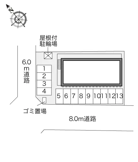 ★手数料０円★碧南市日進町４丁目　月極駐車場（LP）